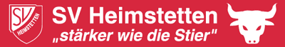 Werbebanner mit Logo eines Vereinsheims