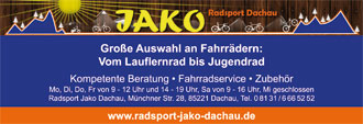 Anzeigengestaltung Jako Radsport Dachau