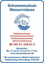 Anzeigengestaltung Schwimmschule