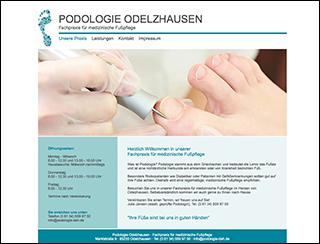 website podologie jansen odelzhausen