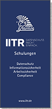 Flyergestaltung IITR Datenschutz GmbH